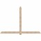 Ekena Millwork Eugene Smooth Timber Gable Bracket, Douglas Fir, 108"W x 72"H x 1 1/2"D x 5 1/2"F, 16/12 Pitch GBW108X72X0206EUG00SDF - alternate 1